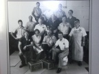 Workers pose for a picture in the 1980's.